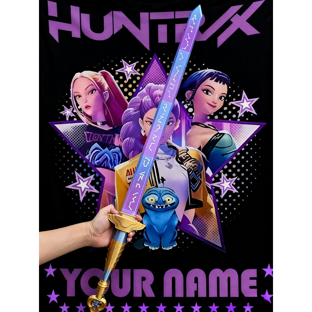 Kpop Rumi Sword With Symbol Outfits Demon Roleplay Hunters Sword Cosplay Prop Women Men Halloween
