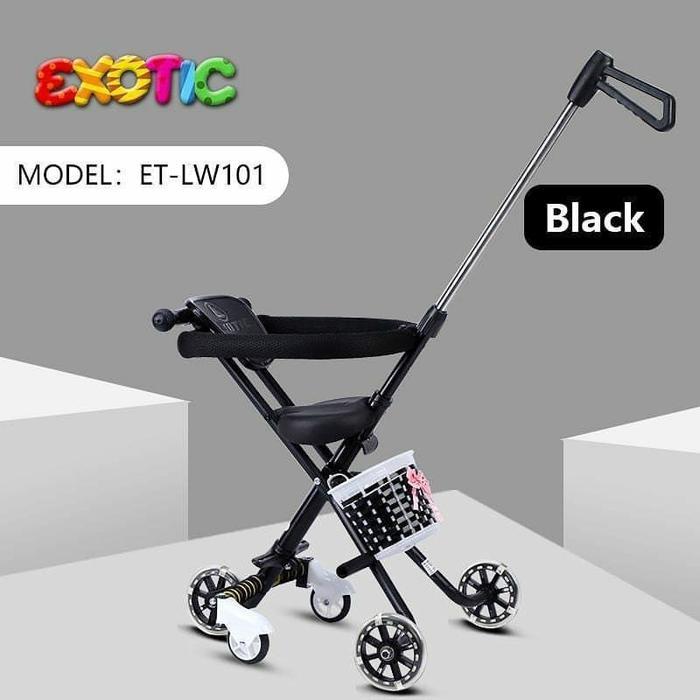 Sepeda Sepedah Speda Dorongan Kereta Anak Bayi Roda 3 Tiga tricycle Exotic lw 101 Murah
