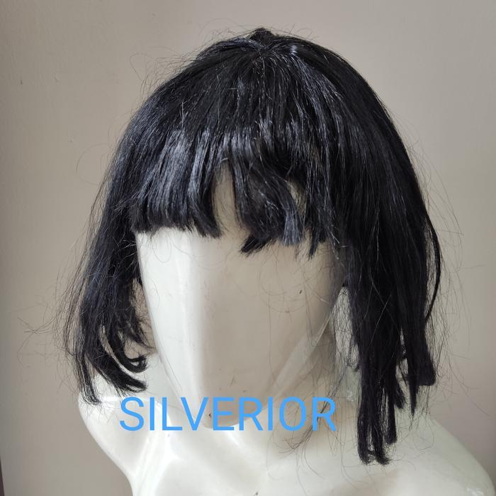 Wig Rambut Palsu Pendek Bop Hitam