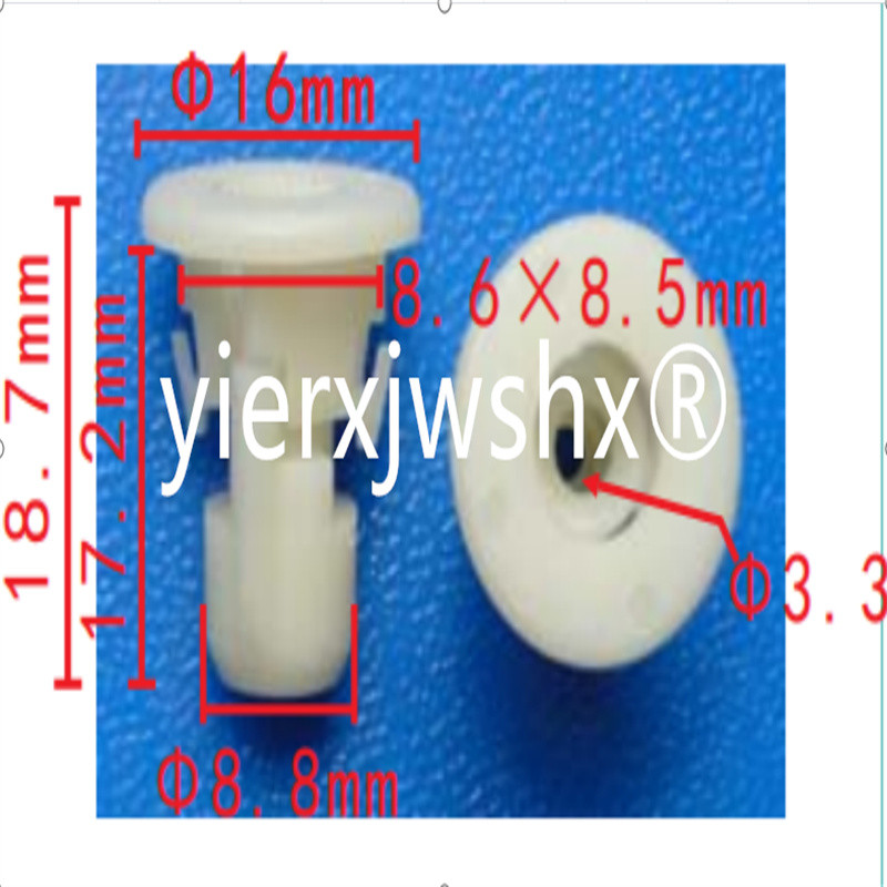 100PCS Car Plastic Fastener Clip for BMW Under Cover Nut Grommet Trim Clips 07147201307 51757271848