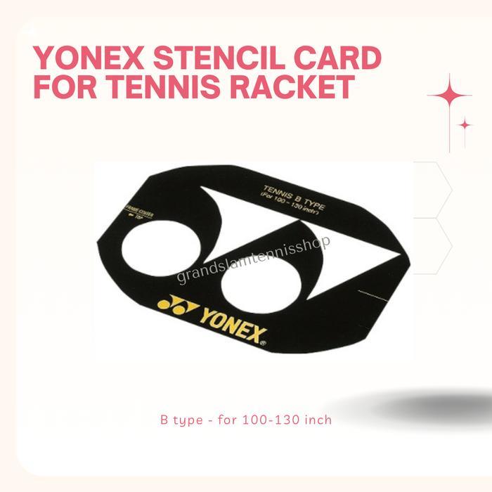 Yonex Stencil Card for Tennis Racket