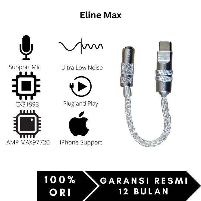 J3 LABS ELINE USB AUDIO DONGLE CX31993 32 BIT 384 KHZ ULTRA LOW NOISE