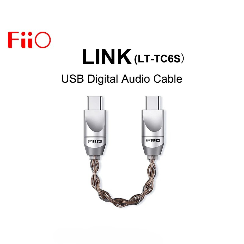 FiiO LINK LT-TC6S USB Digital Audio Cable Type-C to Type-C for Q15 M15S M11 PLUS - High Sound