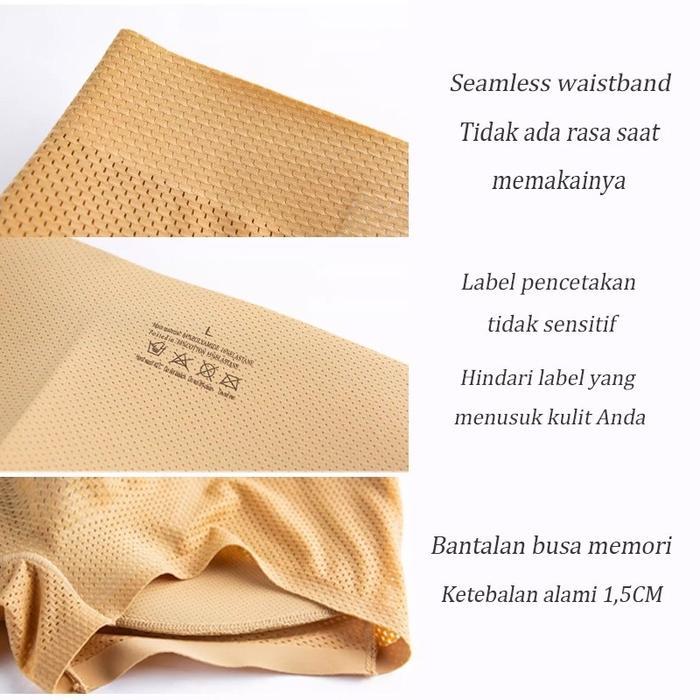 Re0H- Celana Dalam Pengangkat Bokong Busa/ Celana Busa Bokong/ Busa Pantat Sexy/ Celana Busa Pantat