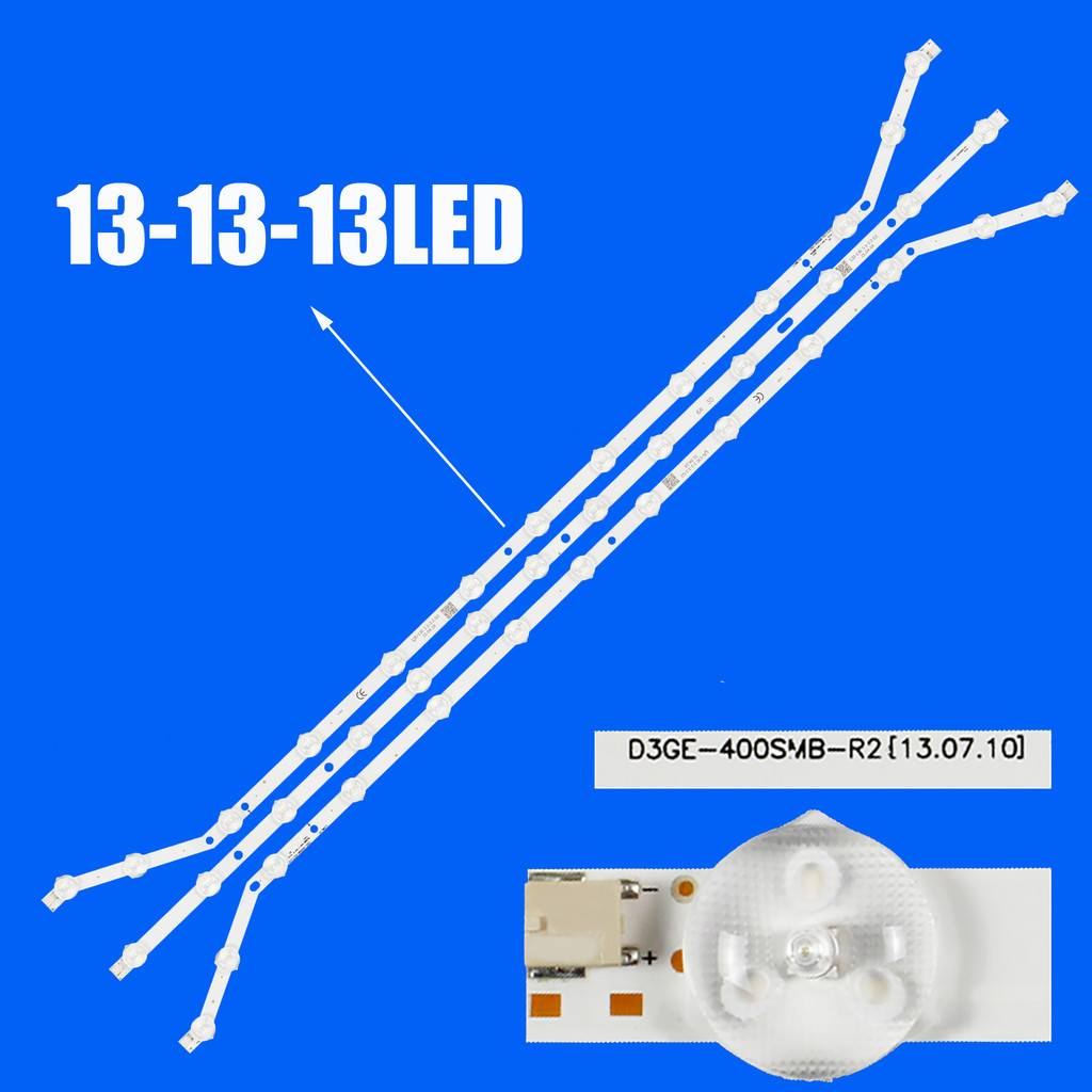 1/5/10/15 kit LED Backlight Strip For 2013SVS40 UE40H6203AW UE40H6203AK D3GE-400SMB-R3