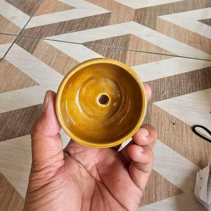 Gardening Mikha Pot Keramik Bulat Mini Jp095