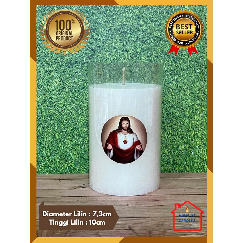 Lilin Doa Gambar Yesus Maria Lilin Altar Lilin Pillar Lilin Putih