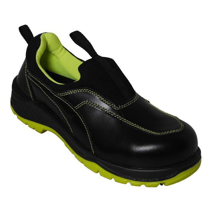 Dr OSHA Expander 9121 S1 Composite Safety Shoes Slip-On - Neon Green.