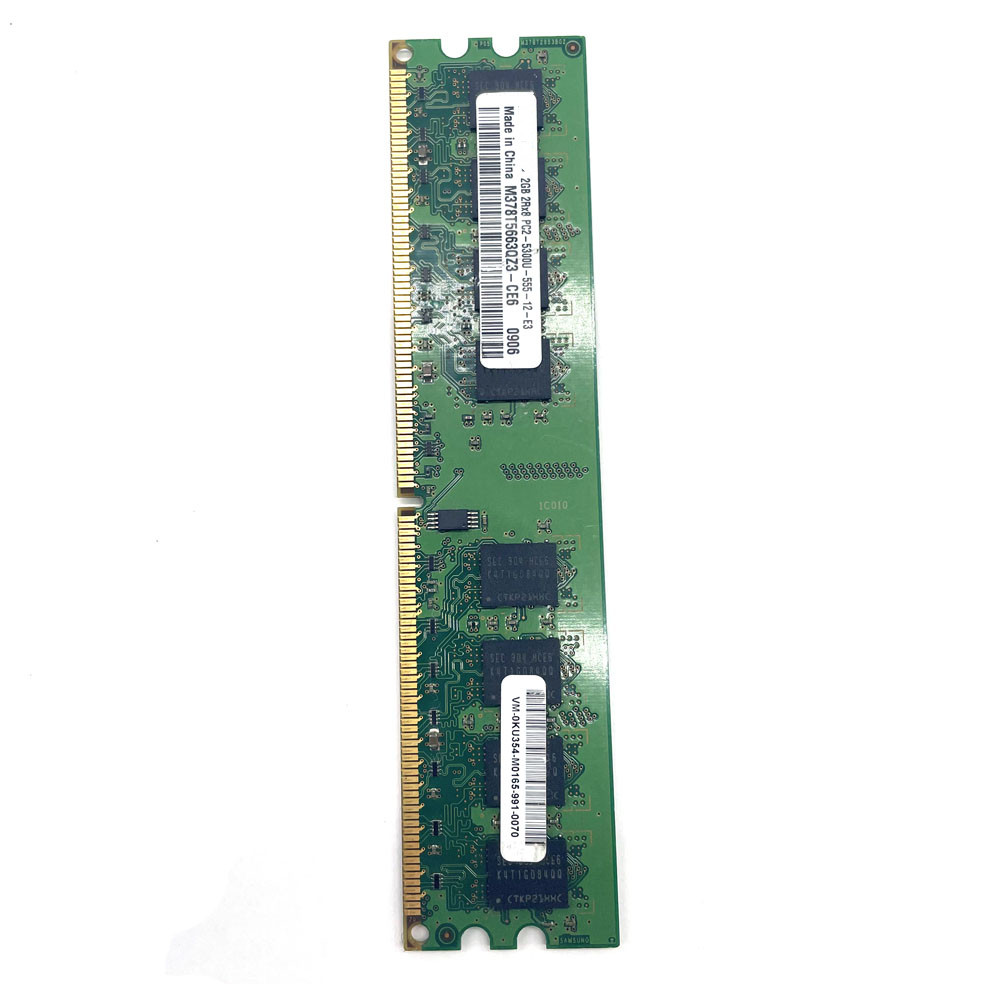 Desktop Computer Memory DDR2 PC2-5300U Fits For 2R*8 2GB