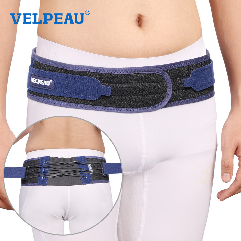 VELPEAU Sacroiliac Si Joint Hip Belt for Men Women, Adjustable Pelvis Support Belt for Sciatica,