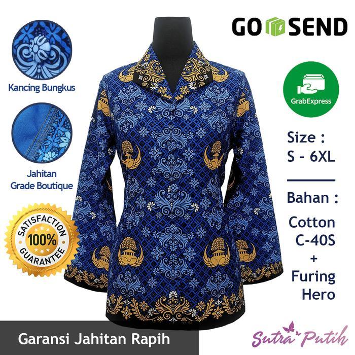 Seragam Batik PNS Wanita KORPRI - Badan Furing Hero