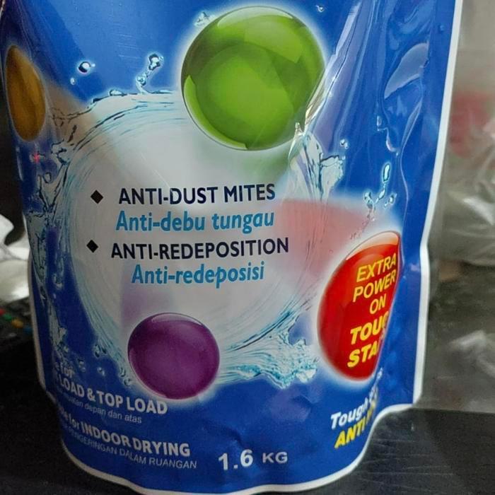 Top YURI MATIC CAIRAN PENCUCI PAKAIAN ROMANTIC BLUE 1,8 KG