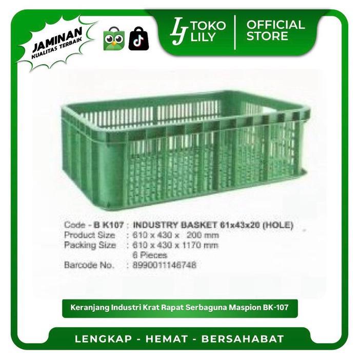 Keranjang Industri Krat Berlubang Serbaguna Maspion Bk-107