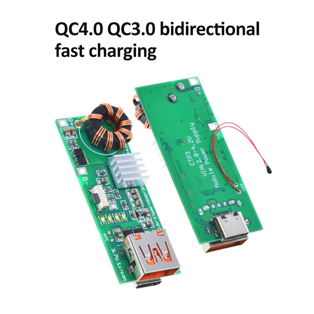 PROMO HARI INI  QC4.0 QC3.0 Bidirectional Fast Charging Power Module Mobile Phone Power Bank Type-C 
