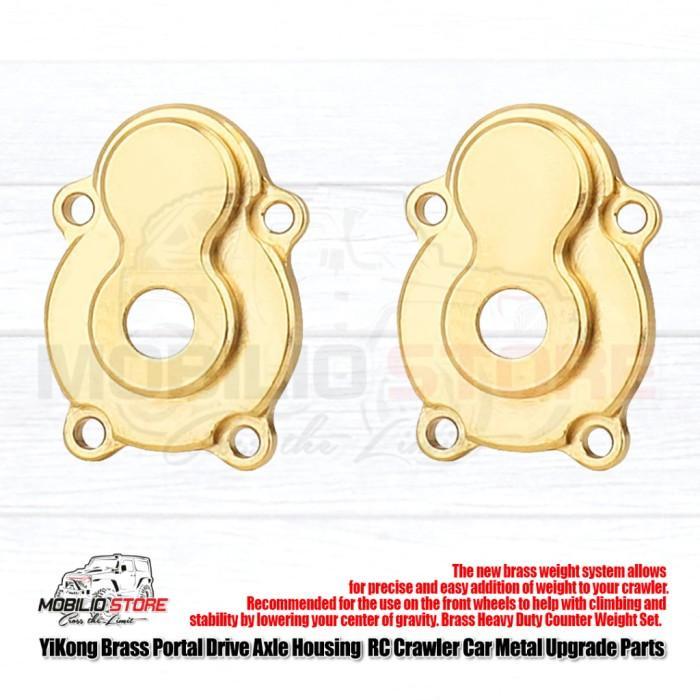 Upgrade Brass Portal Drive Cover Axle Yikong YK4102 YK4082 RC Crawler