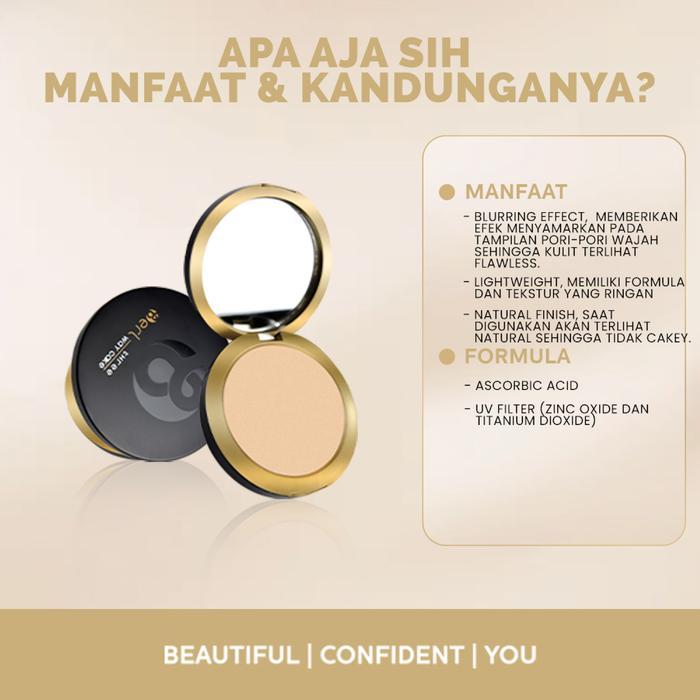 pgd7- B Erl Cosmetics Three Way Cake Bedak Padat Compact Powder Loose Powder Cushion I Bedak