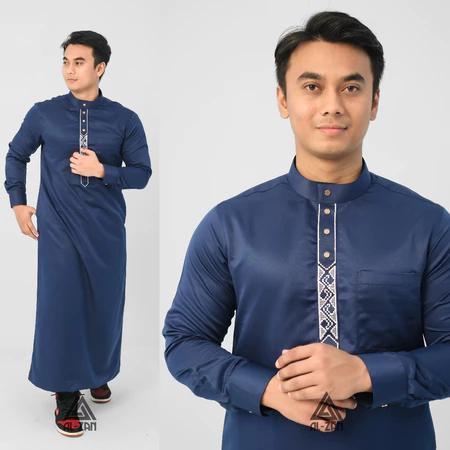 PREMIUM JUBAH PRIA SLIMFIT GAMIS PRIA JUBBAH MEWAH BORDIR JUBAH MEWAH BORDIR JUBAH PRIA MUSLIM