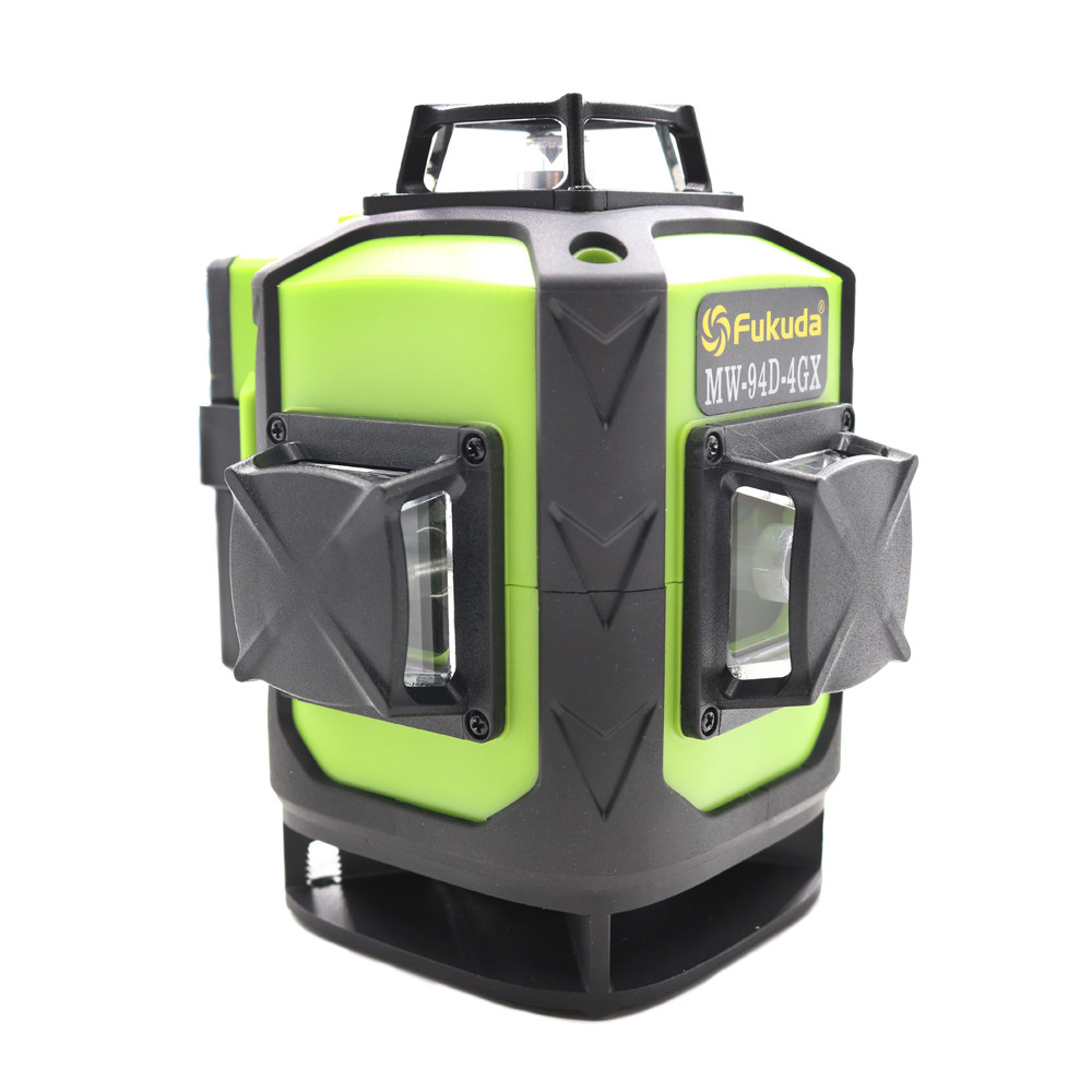 Fukuda 4D Laser Level 16 Lines 515Nm Green Laser Level Automatic Leveling 360 Vertical&Horizontal