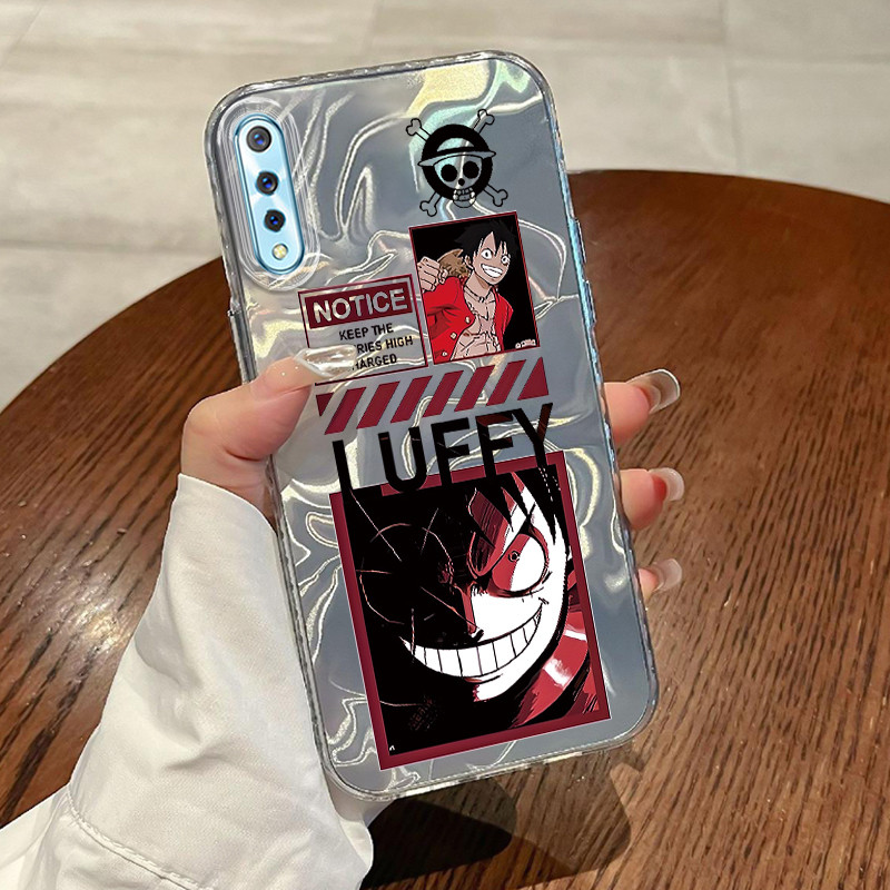 Casing Hp Untuk VIVO S1 VIVO S1 Pro Case keren dan keren keren Luffy anime  Laser Watery Lovely Kesi