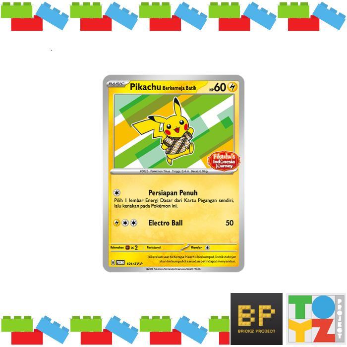 meij- Pikachu Berkemeja Batik ( Batik Pikachu ) Promo 101/Sv-P Pikachu'S Indonesia Journey -