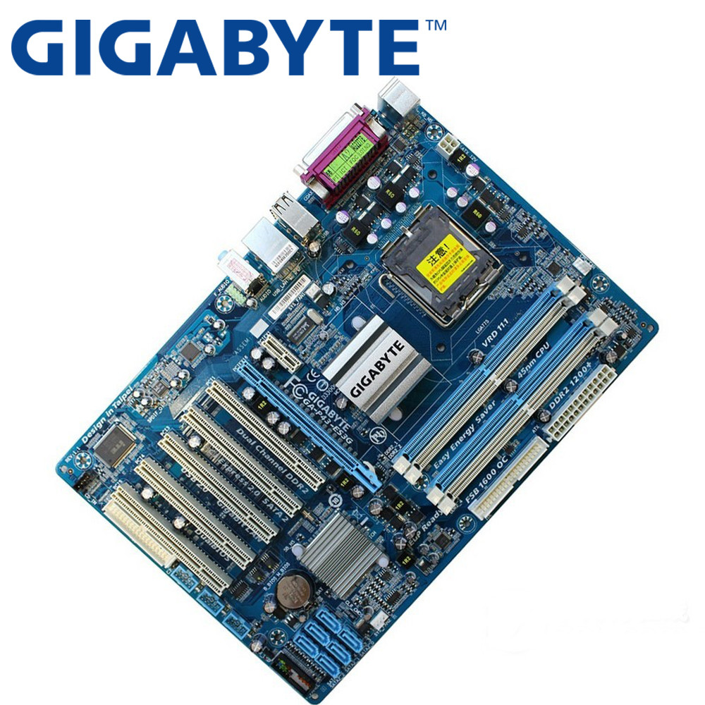 GIGABYTE GA-P43-ES3G Desktop Motherboard P43 Socket LGA 775 For Core 2 Pentium D DDR2 16G ATX Origin