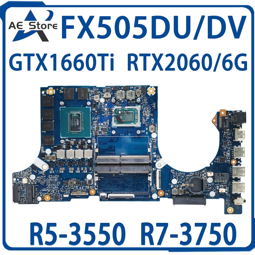 FX505D Notebook  Mainboard For ASUS FX505DU FX505DV FX95D FX705DU MW505D PX505D TUF505D MW705D PX705