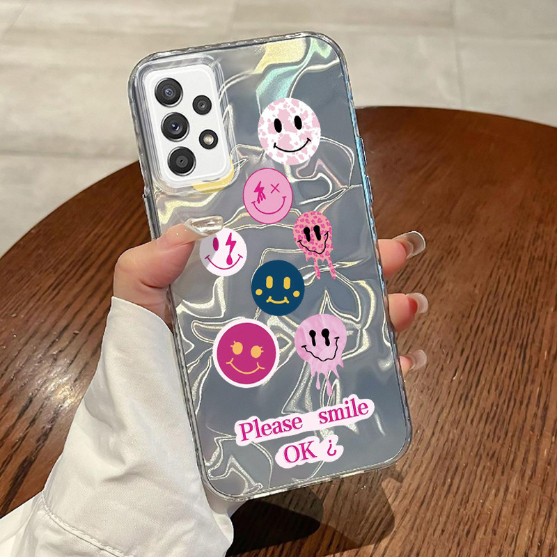 Casing Hp Samsung Galaxy A52 4G A52 5G A52s 5G A71 Case Casing Pola Tas emosi aneh HP Kasing Kasus p