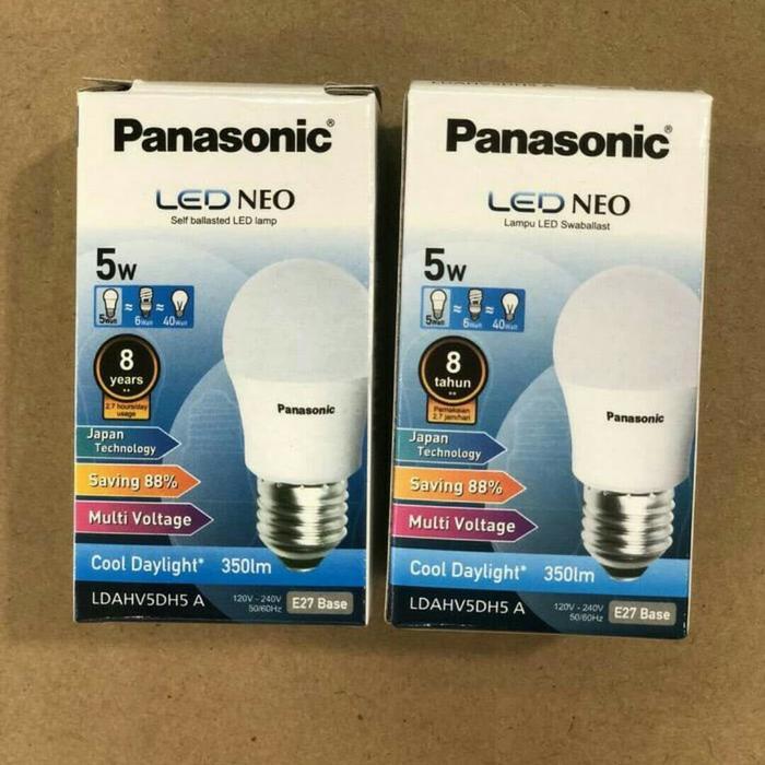 lampu LED Panasonic 5watt /LED bulb 5wat Panasonic putih