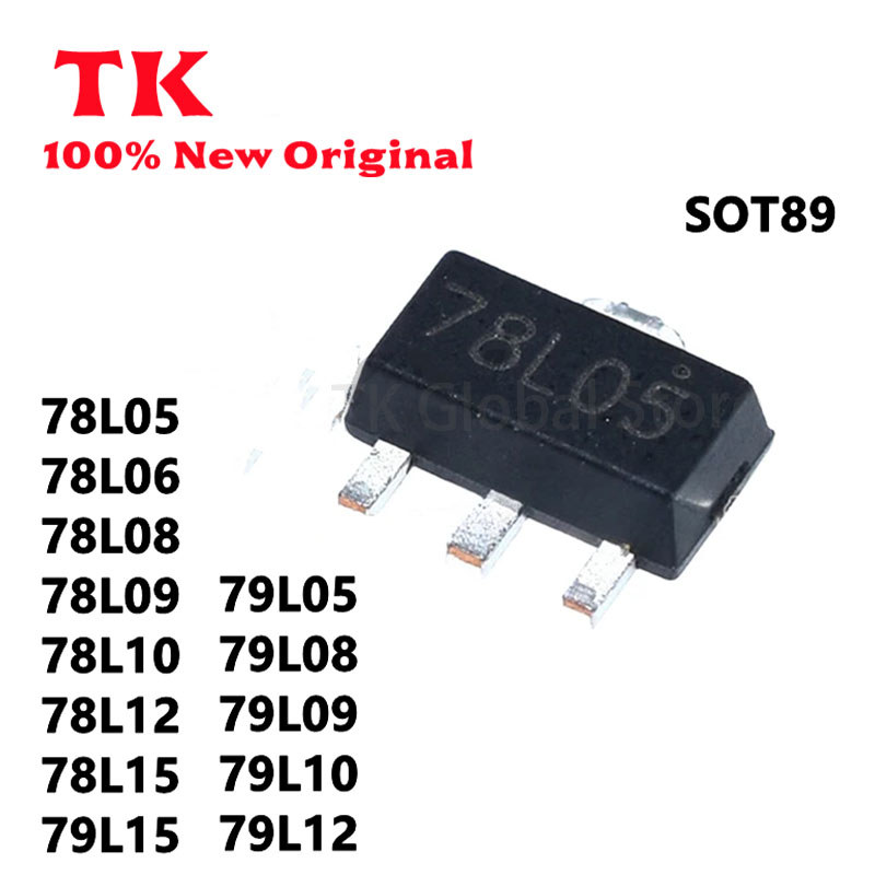 50Pcs/LOT New 78L05 78L06 78L08 78L09 78L10 78L12 78L15 79L05 79L08 79L09 79L10 79L12 79L15 SOT-89