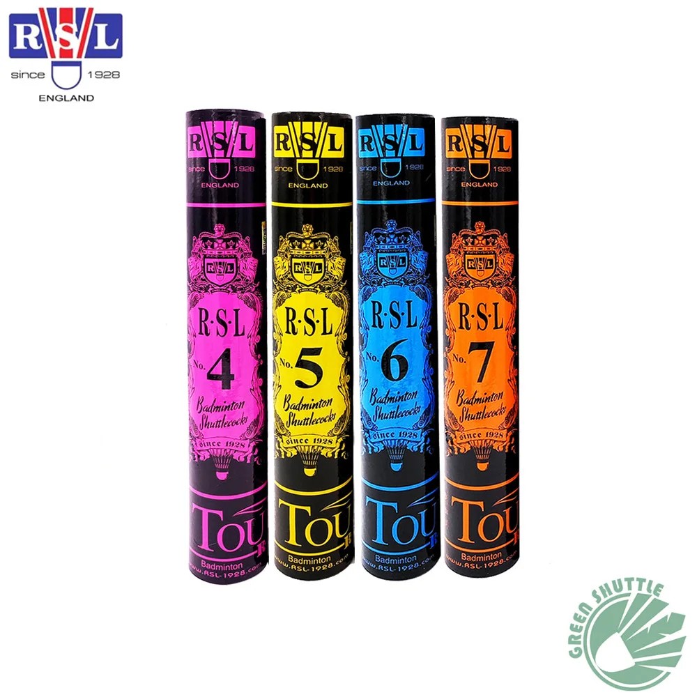2025 100% Genuine RSL Tourney No.3 No.4 No.5 No.6 No.7 Shuttlecocks Badminton Shuttle Duck Feather