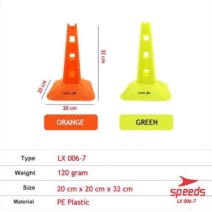 Speeds Cone Model Kerucut Alat Latihan Sepak Bola Alat Olahraga Cones Sepak Bola Outdoor Tinggi 32cm