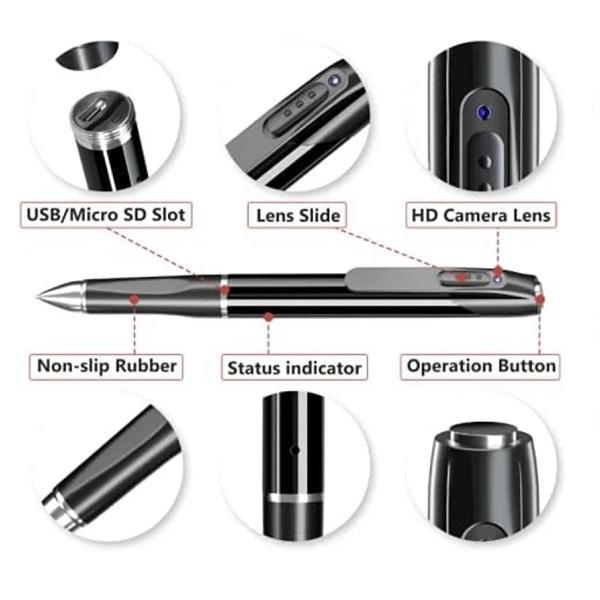 SPY CAMERA PEN HD WIFI - KAMERA PENGINTAI PULPEN WIRELESS - SPY CAM PORTABLE - KAMERA TERSEMBUNYI
