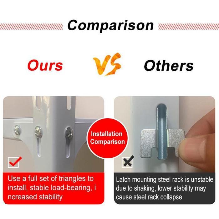 Cz(Domestic)Rak Buku Besi Kukuh,Rak Besi 4 Tingkat,Rak Buku Besi,Rak Jualan Dagangan,Rak Lemari