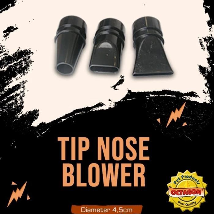 TIP NOSE BLOWER OCTAGON DIAMETER 4.5CM - CORONG BLOWER OCTAGON