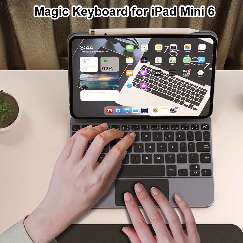 Magnetic Case For iPad Mini 6 Magic Keyboard Floating Cantilever Stand Case For iPad Mini6 6th 2021 
