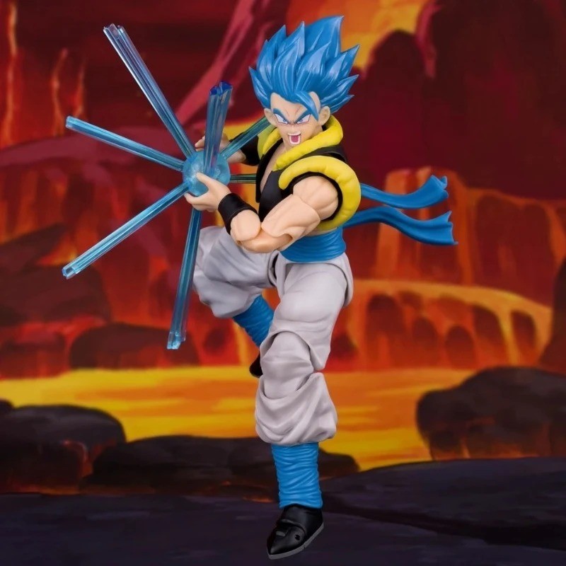 Demoniacal Fit Gogeta Figure Dragon Ball Z Super Saiyan Blue Hero Waltz Gogeta The Dance Anime