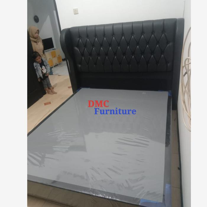 Dipan Springbed Divan Springbed 160X200 1 Set Sama Sandaran