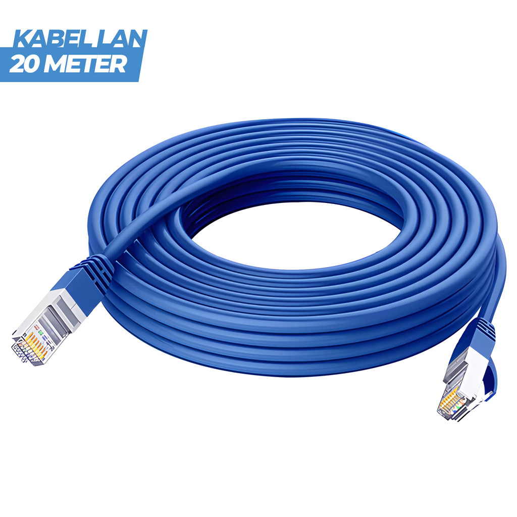 Kabel Lan 20M Cat 5 / Kabel VTP 20 Meter Pabrikan High Quality