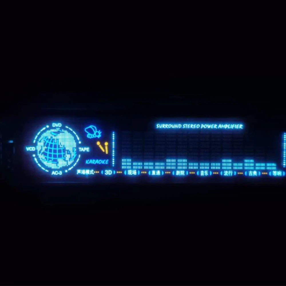Music Spectrum Display Analyzer Mp3 Pc Amplifier Audio Level Indicator Rhythm
