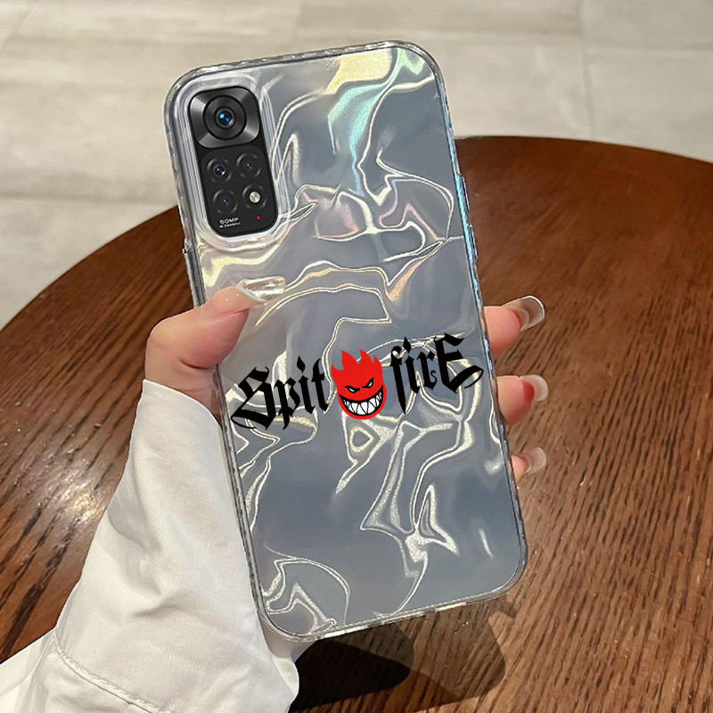 Casing Hp Xiaomi Redmi Note 11 Redmi Note 11s Redmi Note 11 Pro 5G Case Casing Pola bola api HP Kasi