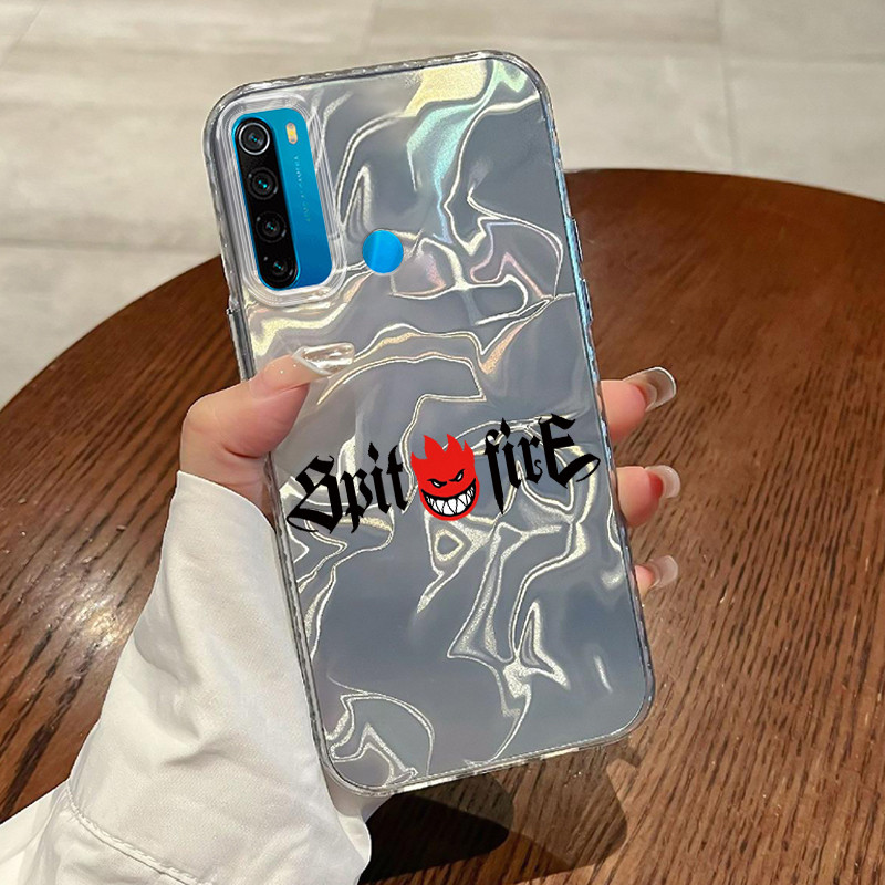 Casing Hp Xiaomi Redmi Note 8 Redmi Note 8T Redmi Note 8 Pro Case Casing Pola bola api HP Kasing Tra