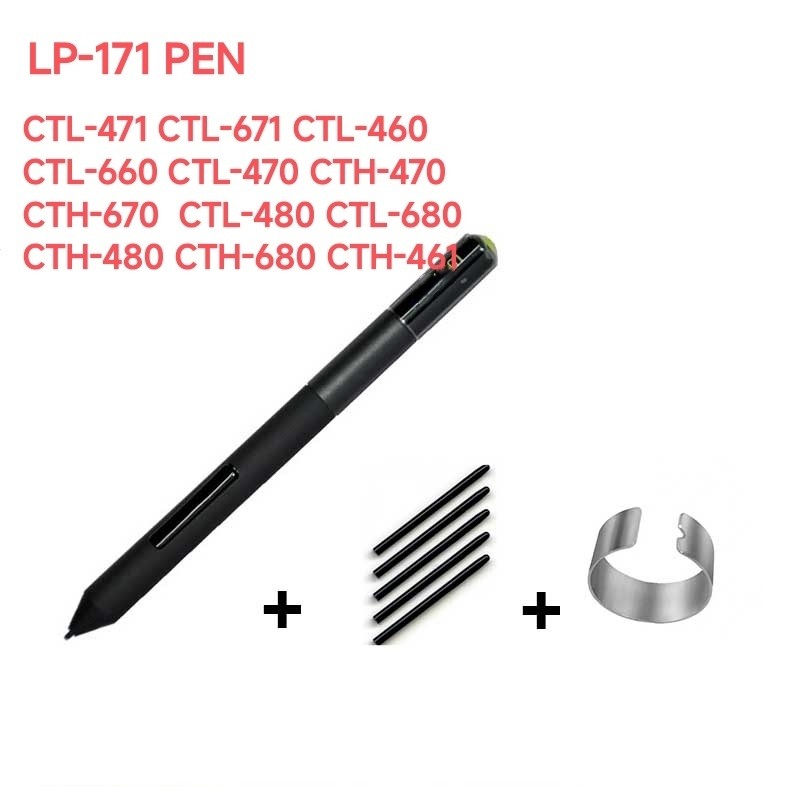 Original Stylus Pen Lp-171 With Nibs For Wacom Bamboo Cth-680 Cth-461 Cth-661 Ctl-471 Ctl-671