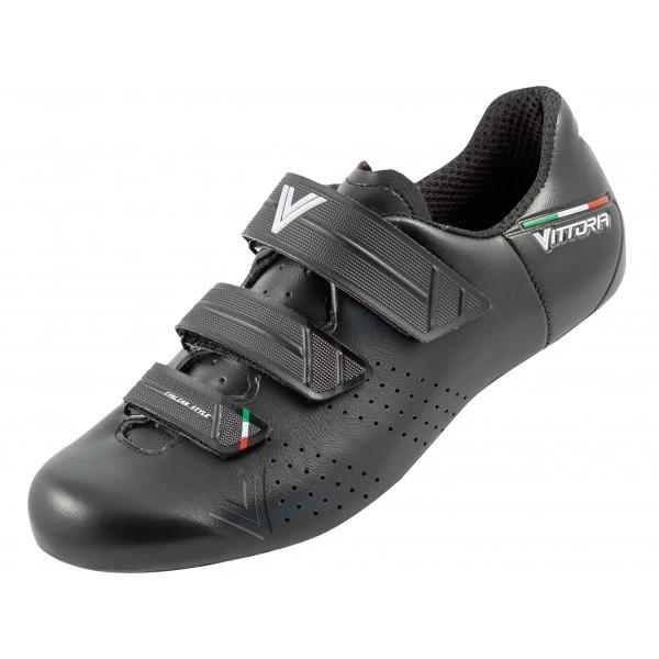 SEPATU ROAD BIKE - VITTORIA RAPIDE ROAD SHOES - BLACK