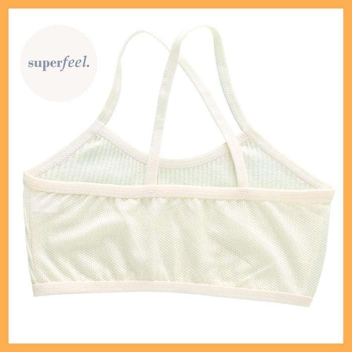 (NYAMAN) MMN SFL BRA MINISET KATUN ANAK KECIL PEREMPUAN MINI SET VEST DALAMAN ANAK KUTANG CEWEK