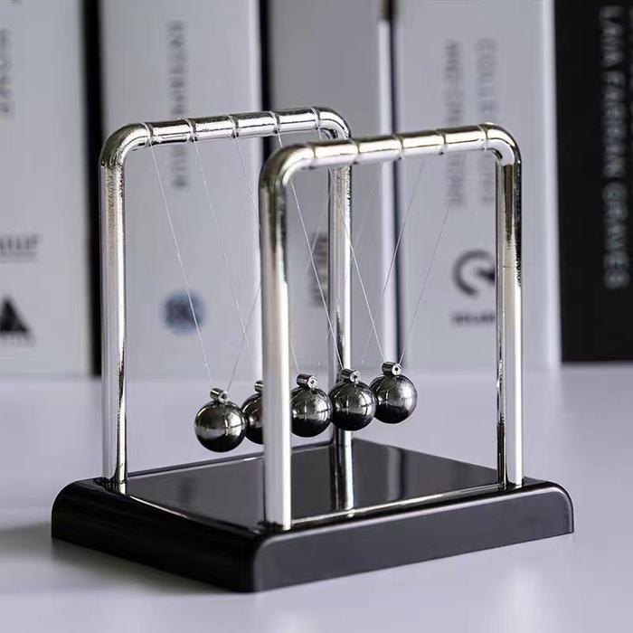 Aj' Newton'S Cradle Pajangan Meja Pendulum Newton Hiasan Meja