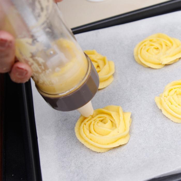 20Pcs Cookie Press Set Semprit Alat Cetak Kue Kering Cake Mold Gun Original