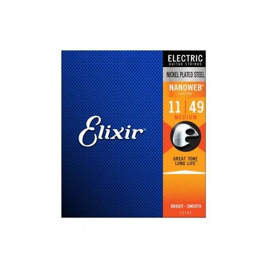 Senar Gitar Elektrik Elixir 12102 Nanoweb Original