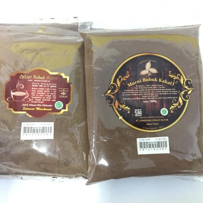Bubuk Coklat Murni 500 G (Kampung Coklat Blitar)