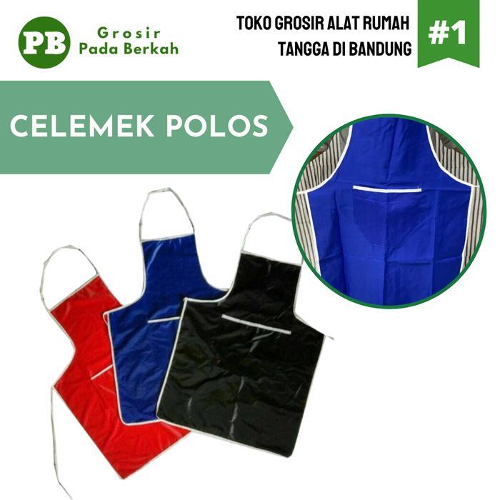 Celemek Polos Waterproof Celemek Waterproof Clemek Celemek Hitam Polos