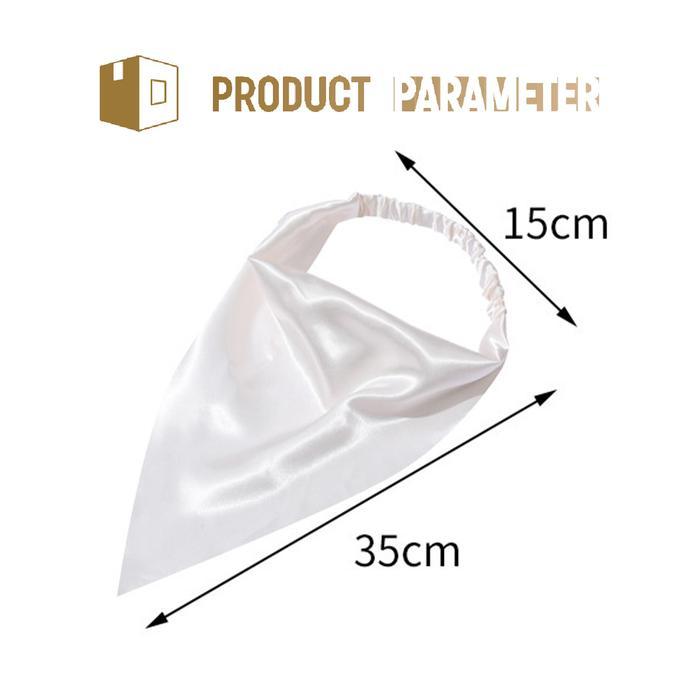 Bandana Segitiga Elastis Rambut Bohemia Headband BY korea Scarf Hair Korean Style Bando Satin